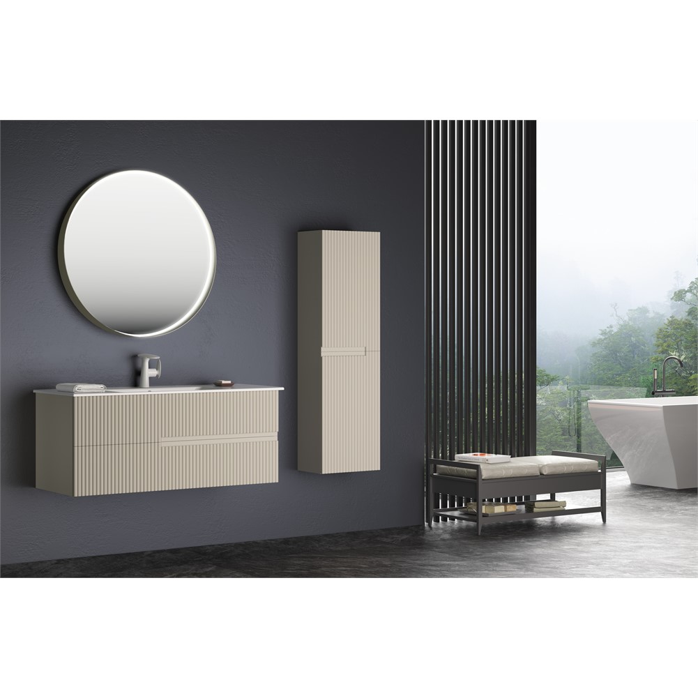 ORKA Moonlight Banyo Dolabı Takımı Mat Vizon Lake 120 cm ORKA5000450