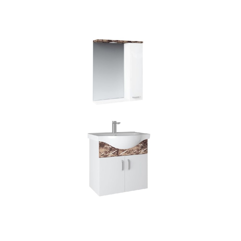 ORKA Duru Asma Banyo Dolabı Takımı Emprador 100 cm ORKA5002943