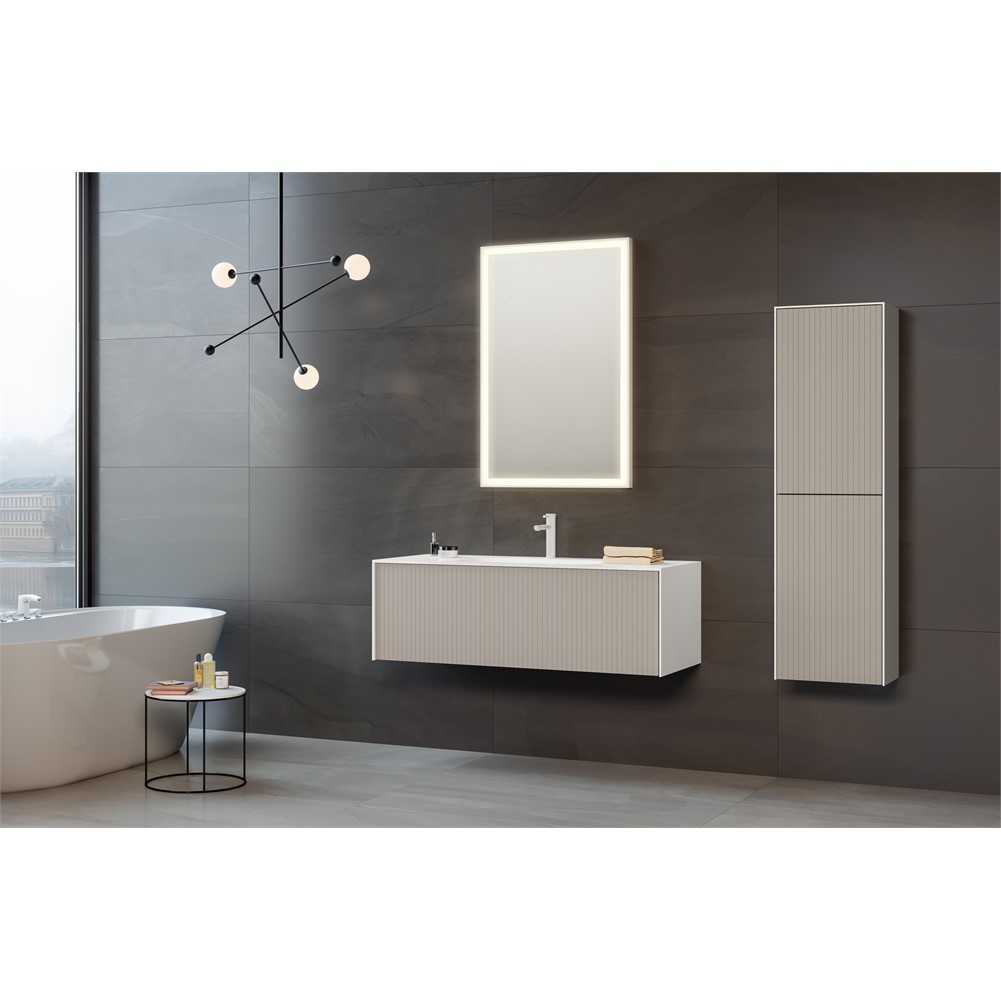 ORKA Cube Banyo Dolabı Takımı Mat Vizon 100 cm ORKA5000169