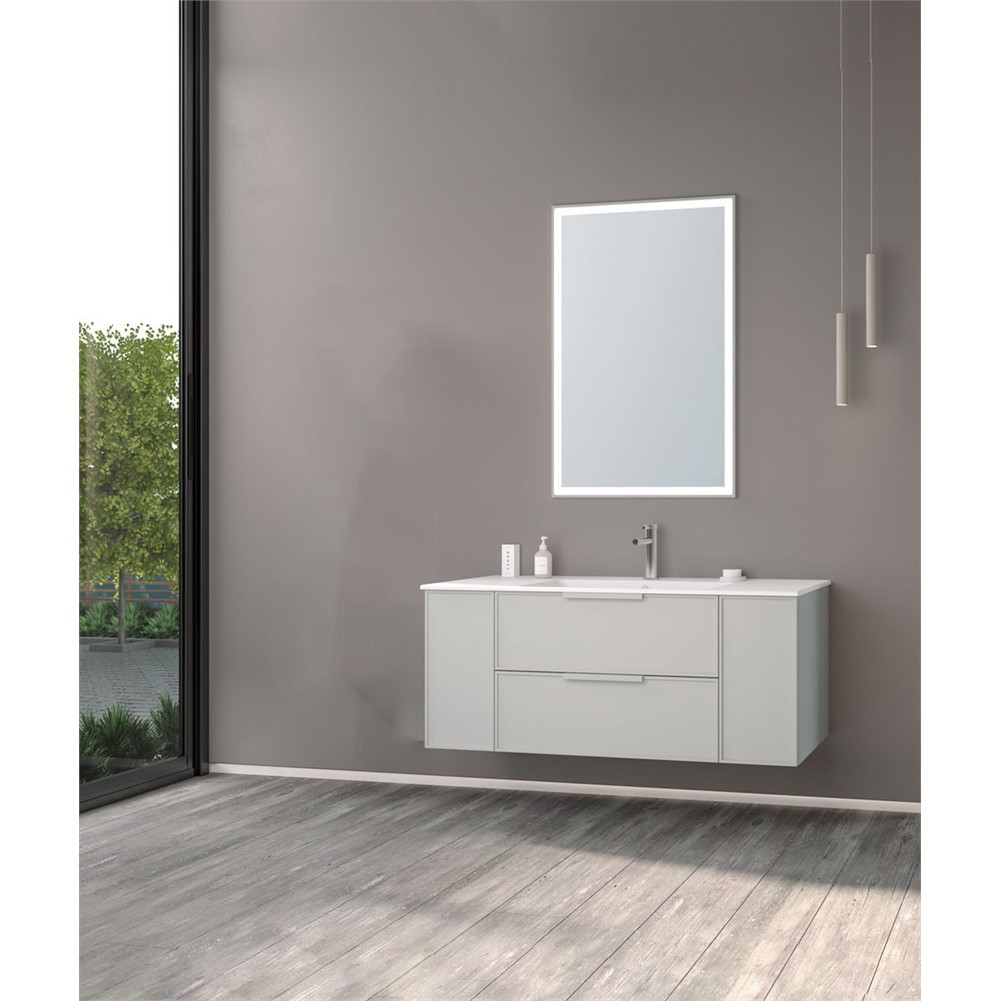 ORKA Solid Banyo Dolabı Takımı Mat Kaşmir 120 cm ORKA5002334