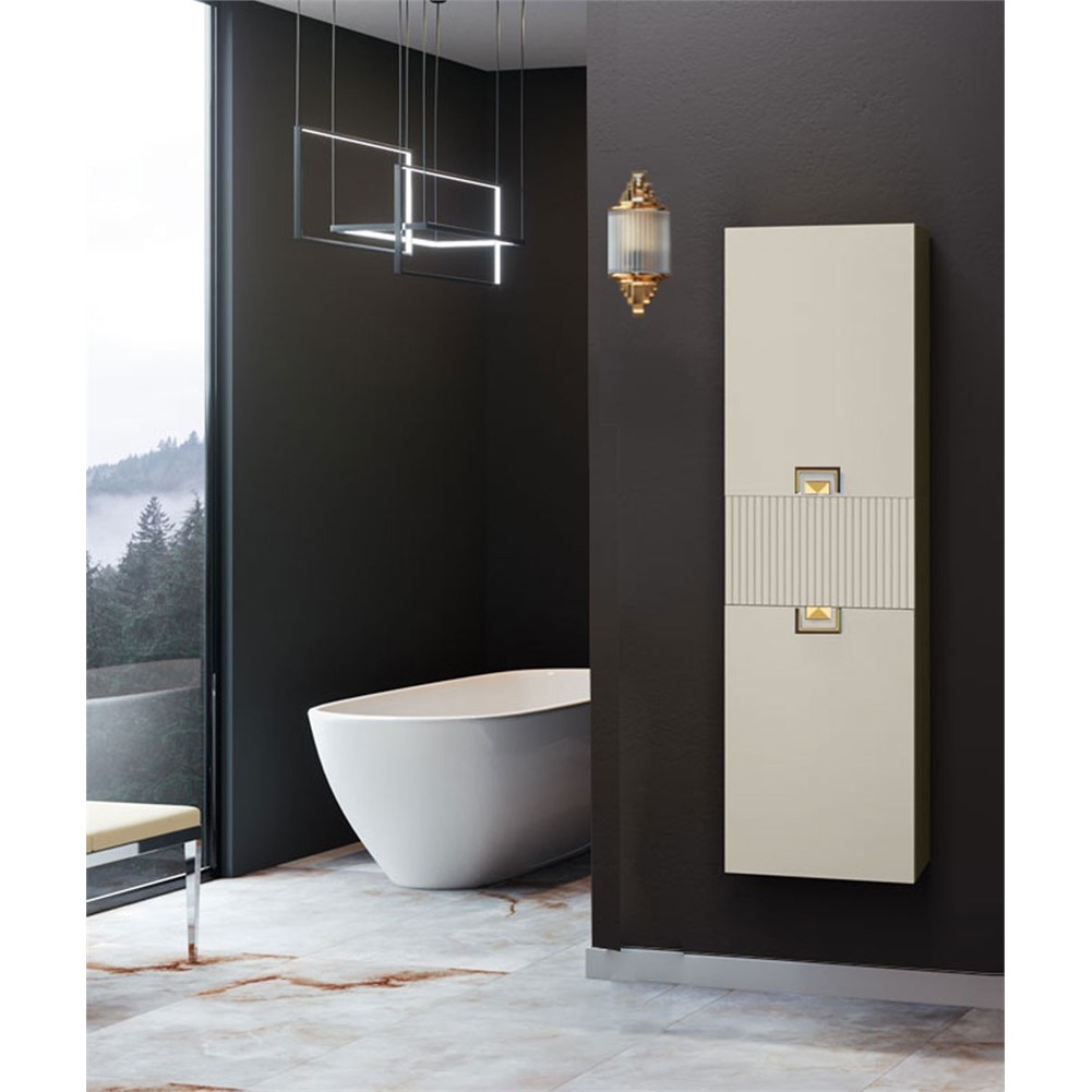 ORKA Adria Boy Dolabı Mat Vizon Altın 40 cm ORKA3000038