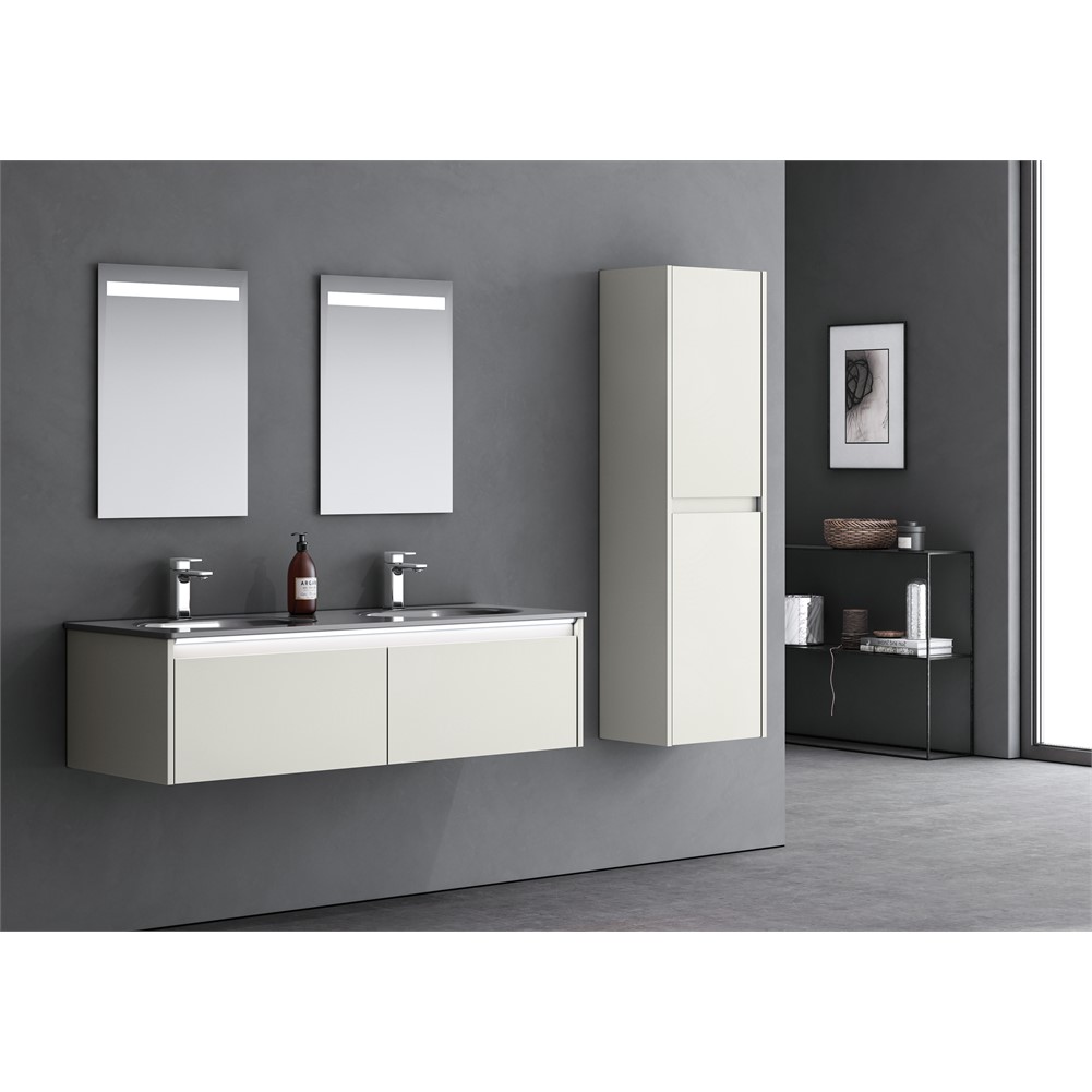 ORKA Lisbon Banyo Dolabı Takımı Mat Kaşmir 132 cm ORKA5000403
