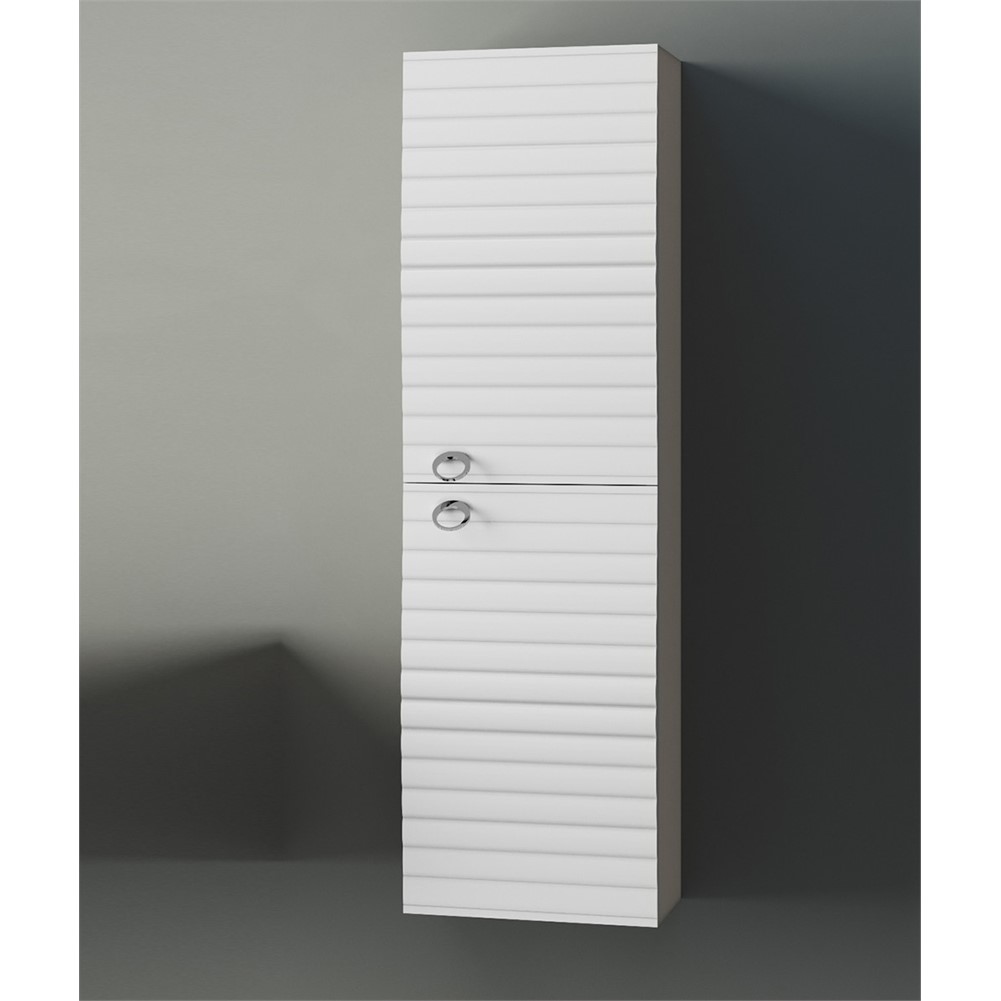 ORKA Anzer Boy Dolabı Parlak Beyaz 40 cm ORKA3000095
