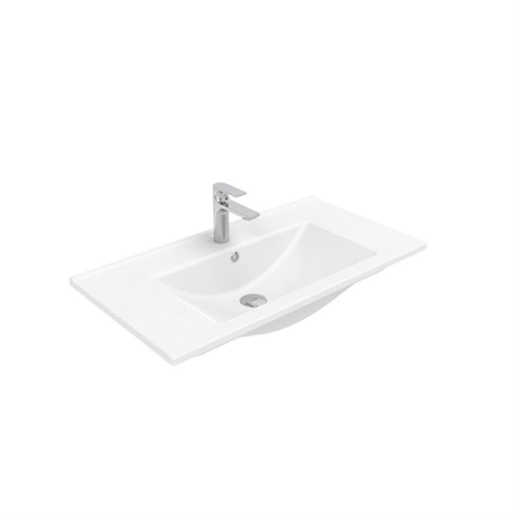 Kobos Su Etajerli Lavabo Beyaz 46x81 cm