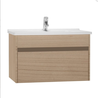 VitrA S30 Lavabo Dolabı 80 cm Tek Çekmeceli  Altın Kiraz 63333