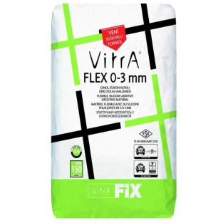 VitrA Vıtrafıx Flex 0-3 Mm Koyu Gri 20 Kg F24301420