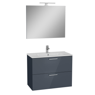 VitrA Mia Banyo Dolabı Seti 80 cm Antasit 75100