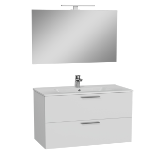 Vitra Mia Banyo Dolabı Seti 80 cm Parlak Beyaz 75024