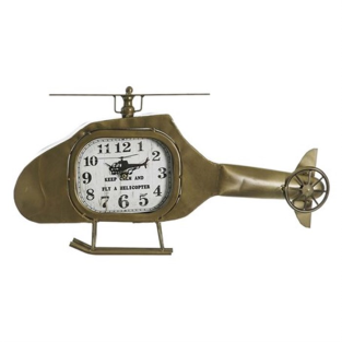 Vitale Helikopter Metal Duvar Saati 60x25 cm AK.EQ0034