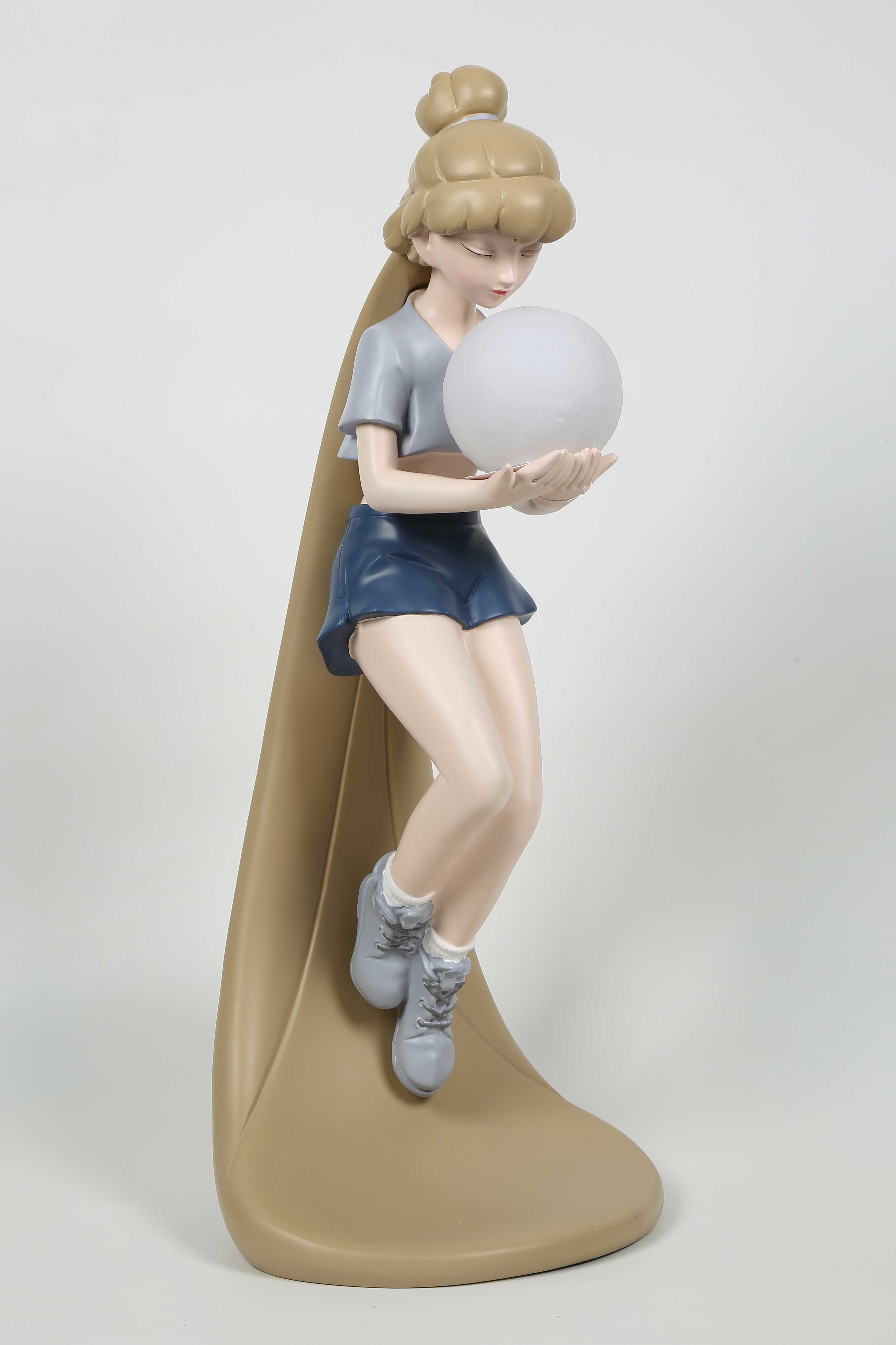 Vitale Rapunzel Mavi Gece Lambası 34x80 cm AK.KZ0064